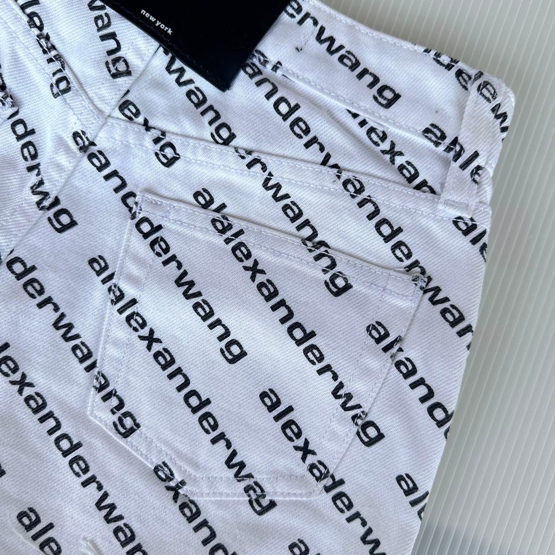 Alexander wang ショートパンツ　ハイウエストショーツ　25