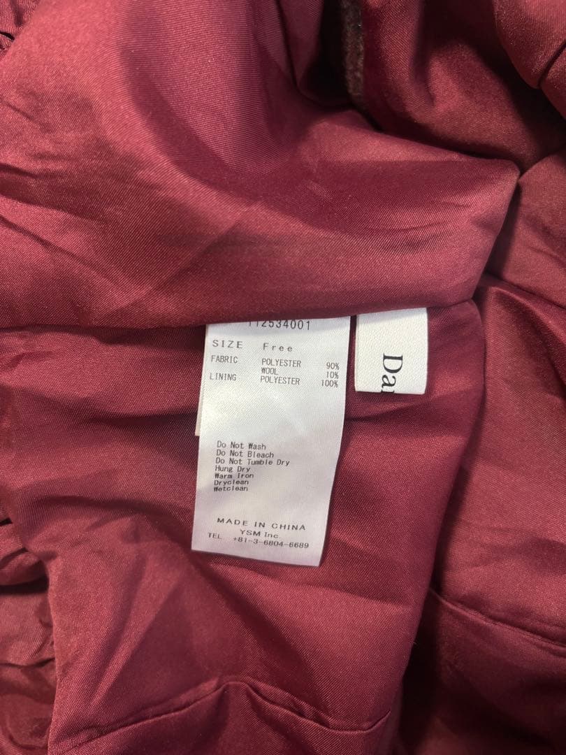 Darich タータンチェックノースリミニワンピース　BRD