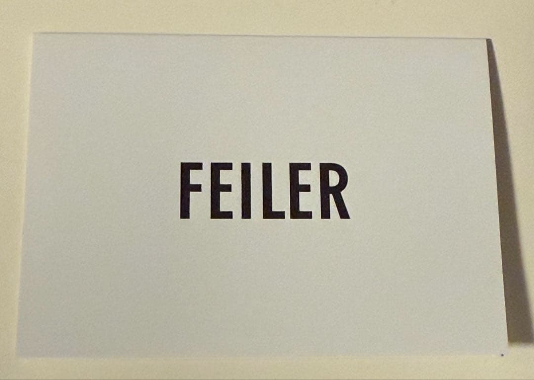 【新品未使用】フェイラー　ラブラリーハート　ハート型ポーチ　グレー