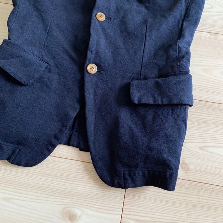 美品 コムデギャルソン コムコム 染色縮絨加工 スクエアネックベスト XS