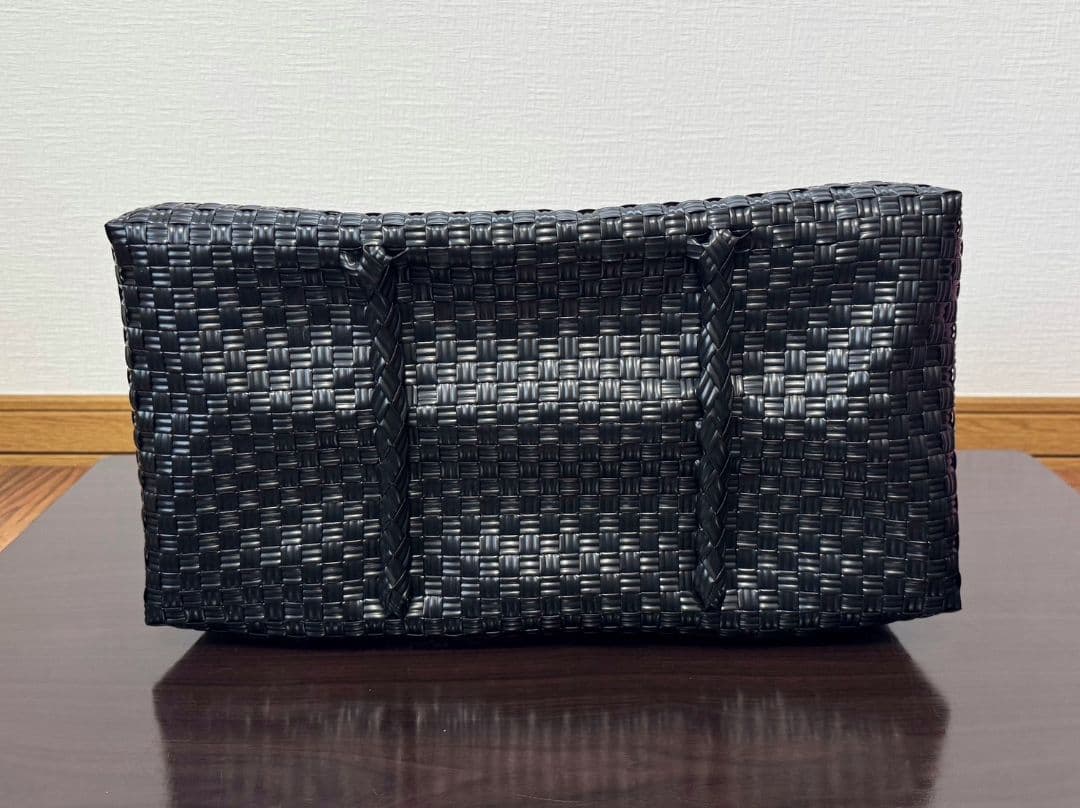 【専用】　プラカゴ　メルカド　横長　トートバッグ　パサール　ブラック 1228