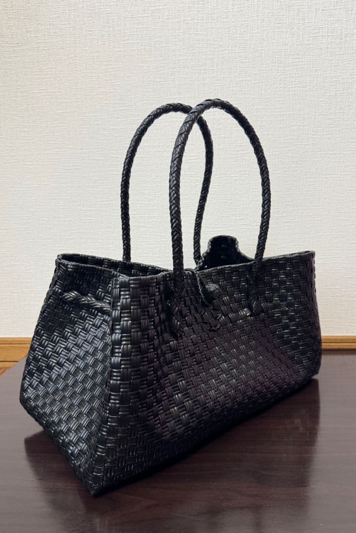 【専用】　プラカゴ　メルカド　横長　トートバッグ　パサール　ブラック 1228