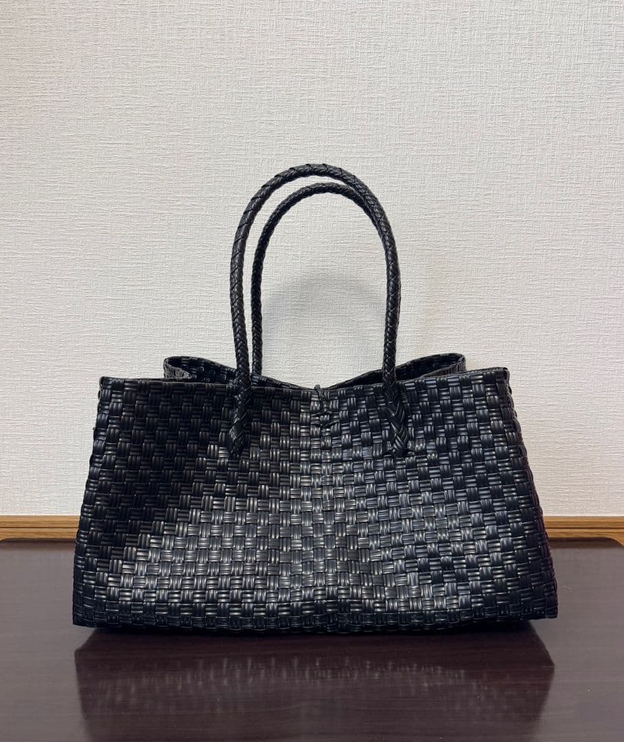 【専用】　プラカゴ　メルカド　横長　トートバッグ　パサール　ブラック 1228