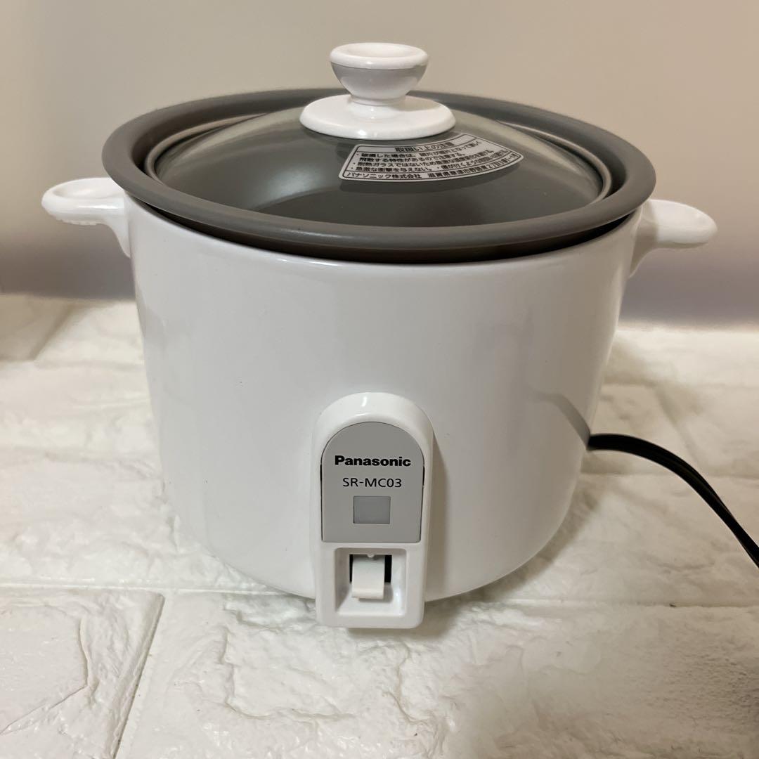 Panasonic 炊飯器 SR-MC03 ホワイト