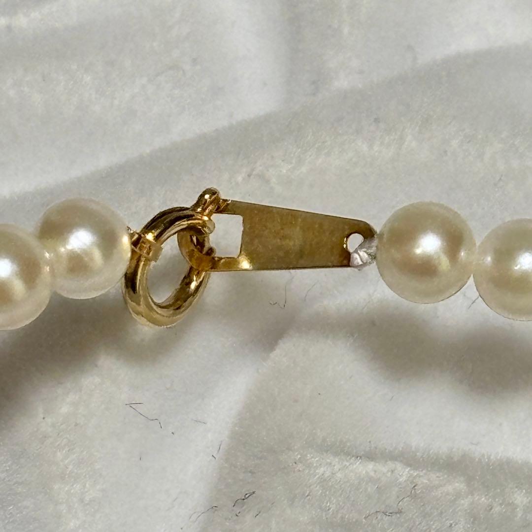 あこや真珠✨K18　ロング　パール 約4.5-5.0mm ゴールド　冠婚葬祭