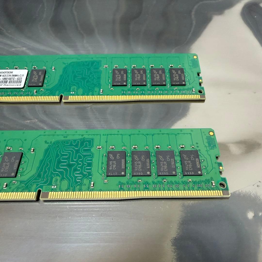 Crucial メモリ DDR4-2666 32GB(16GB×2枚)