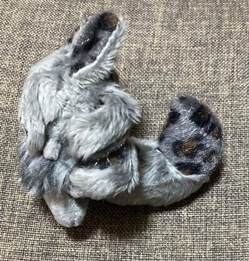 自作ぬいぐるみ・灰色の子