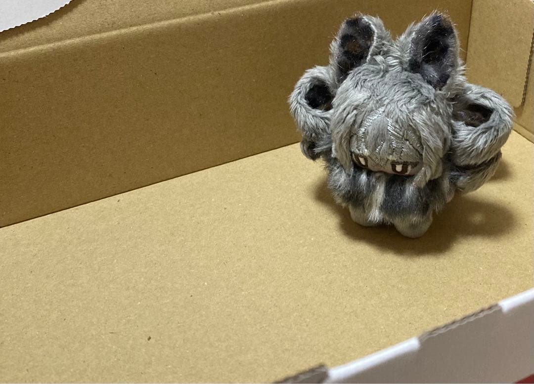 自作ぬいぐるみ・灰色の子