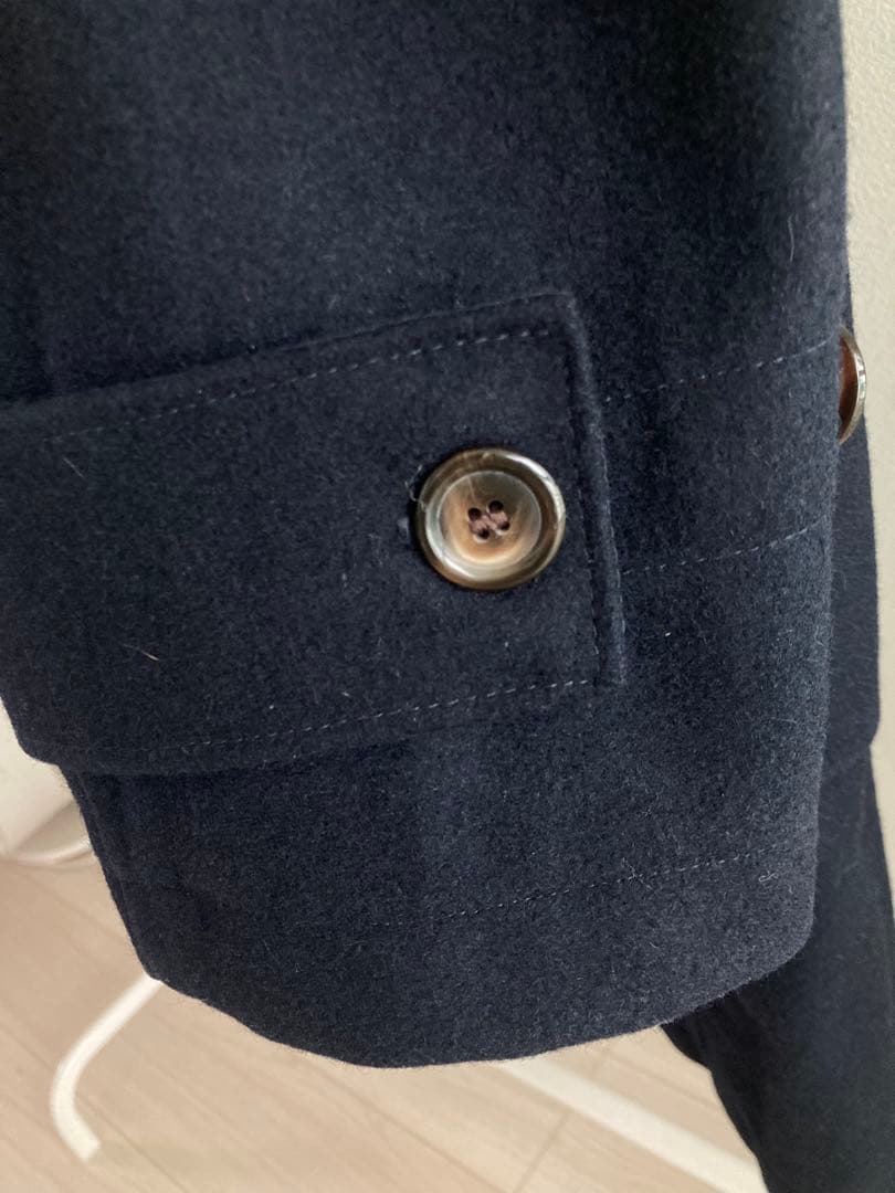 英国製 MONTGOMERY for SHIPS ウールダッフルコート 40 紺