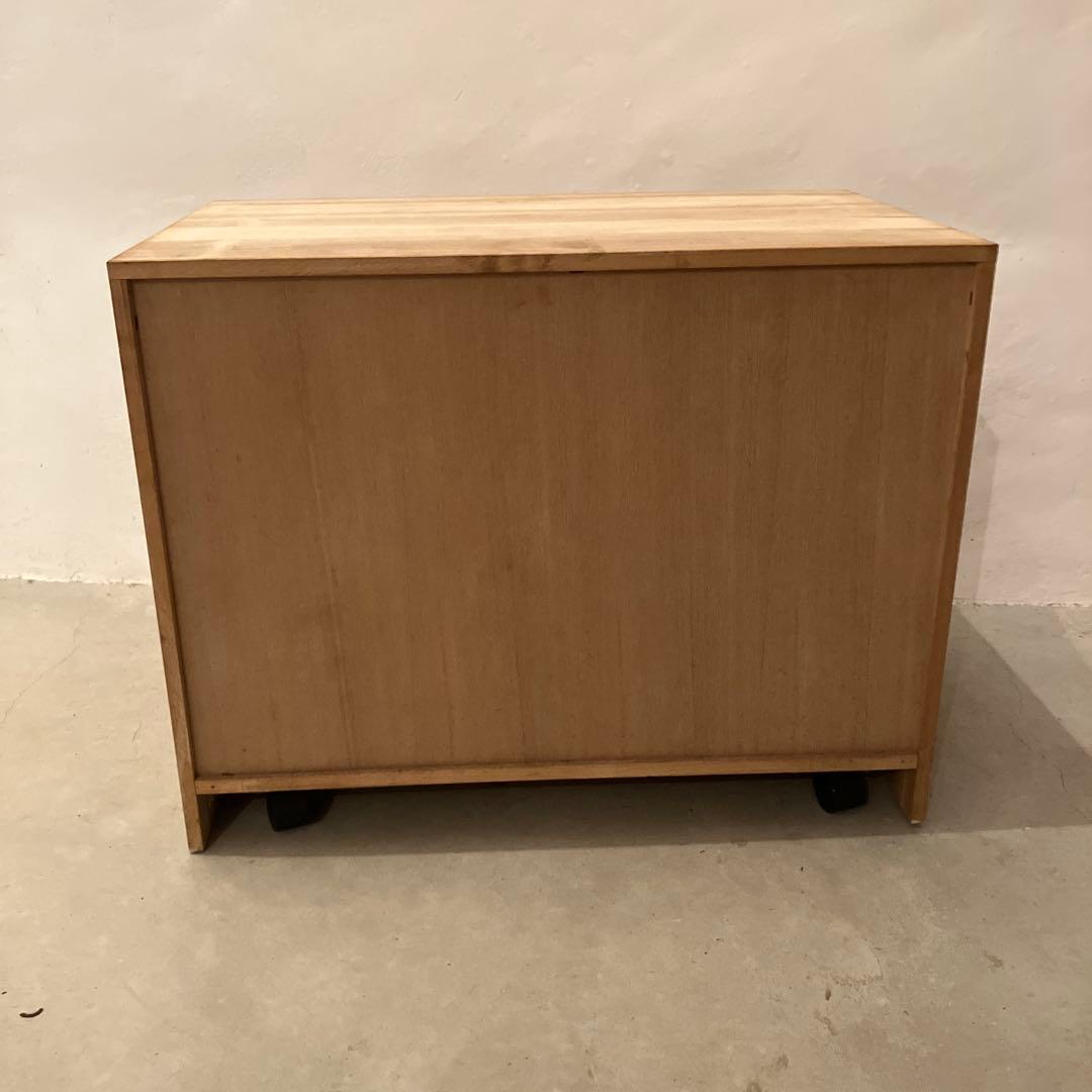 桐箪笥 桐ダンス 3段 衣装ダンス 着物 ヴィンテージ チェスト　キャスター付き