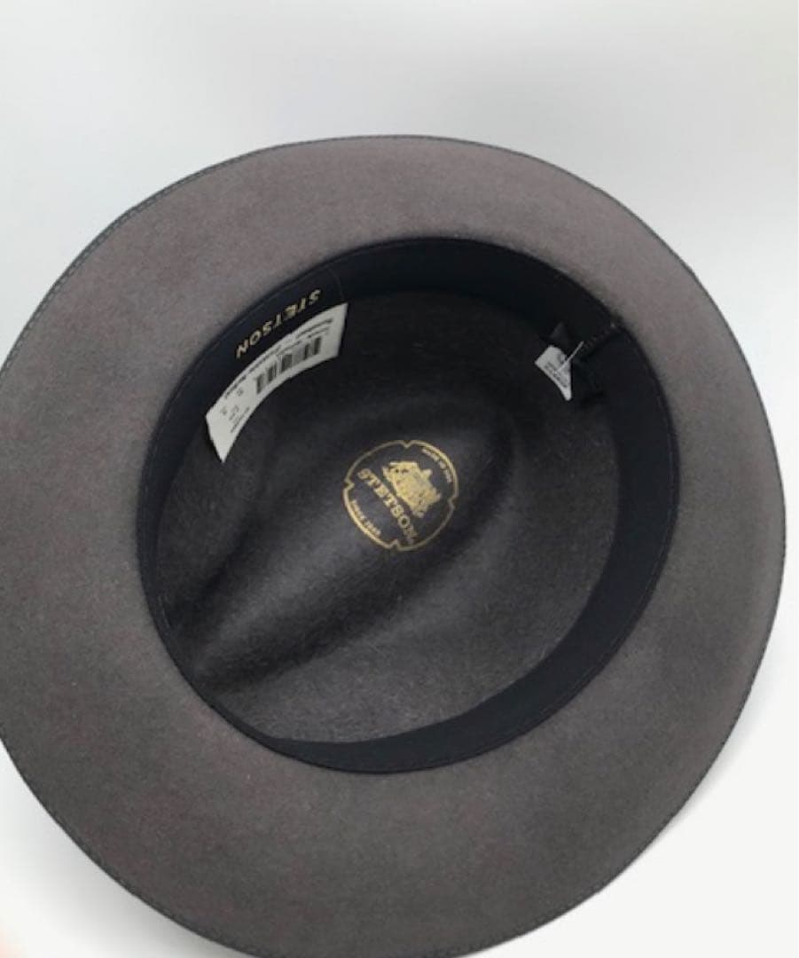 新品未使用　ステットソン　ハット　グレー　アメリカ製　ラナバウト