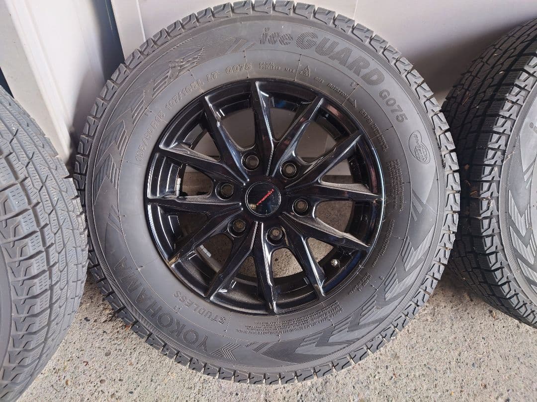 ヨコハマ iceGUARD G075 195/80R15107/105L LT