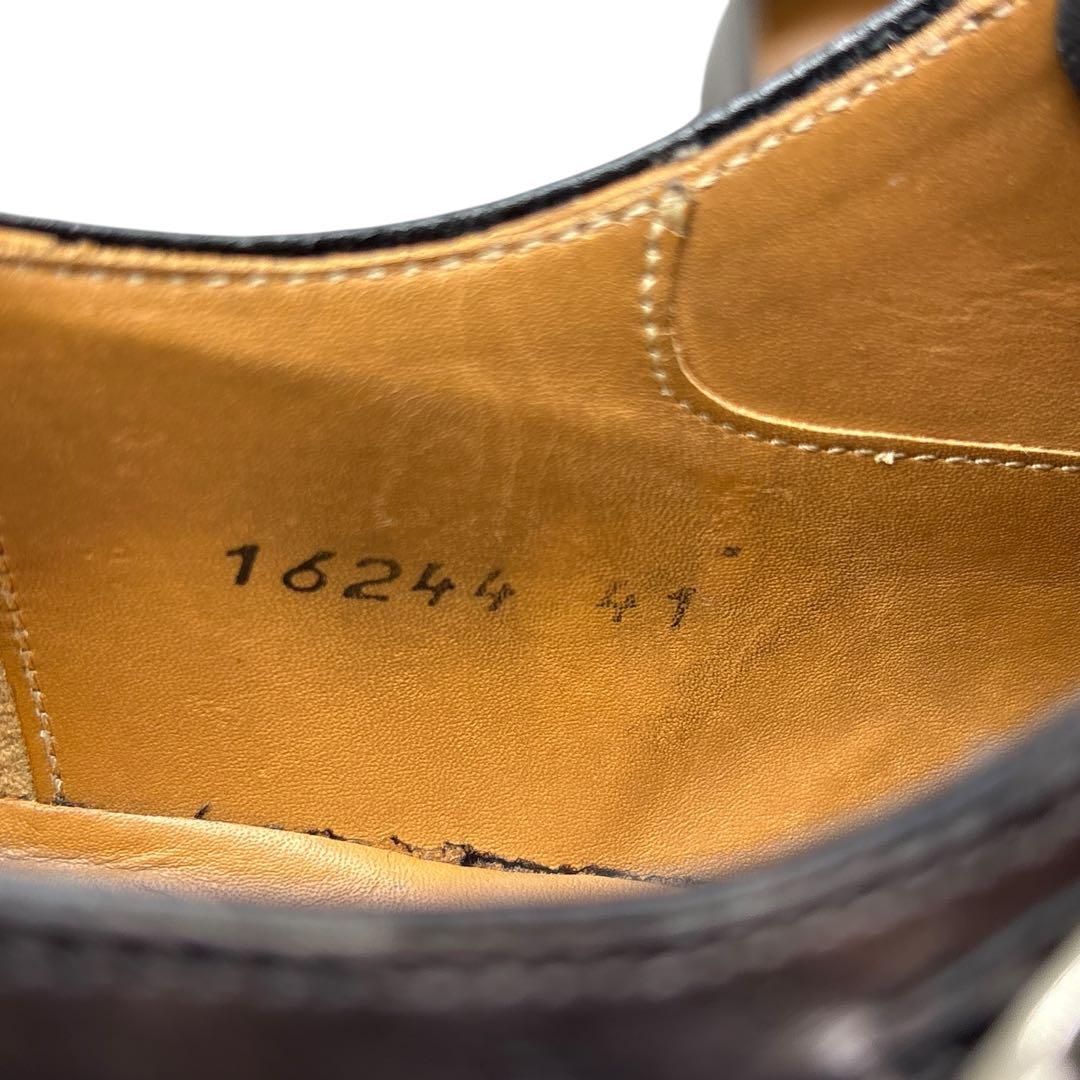 極美品■MAGNANNI マグナーニ【25.5】ダブルモンク 本革 革靴 茶系