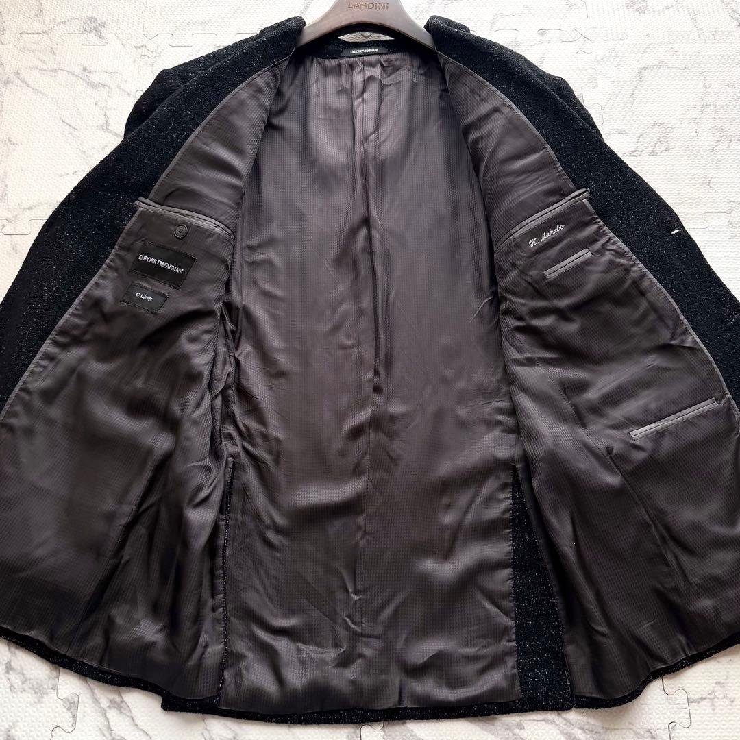 極美品✨エンポリオアルマーニ G LINE テーラードジャケット 黒 52