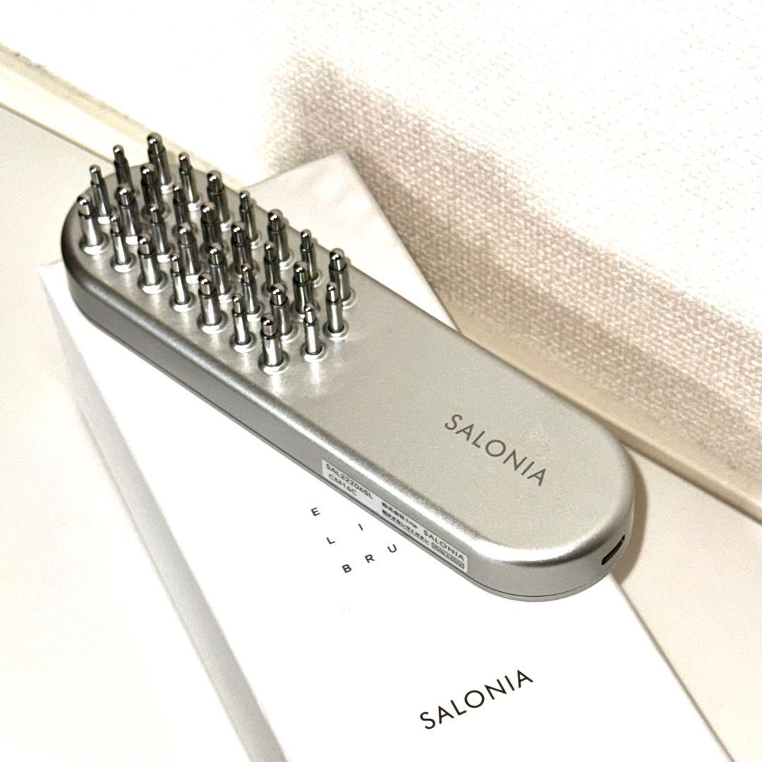 SALONIA EMS 美顔器 リフトブラシ 電動頭皮ブラシ