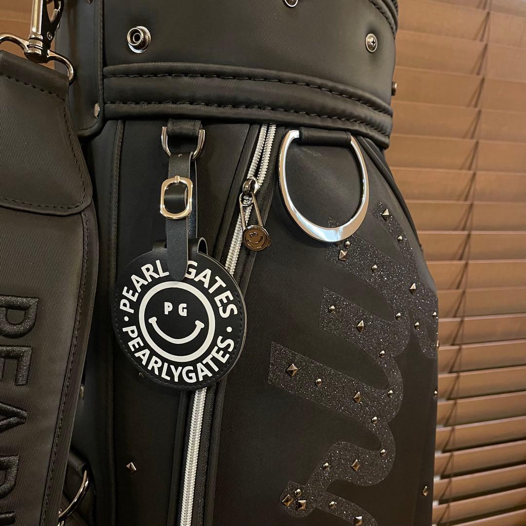 【即発送】PEARLY GATESパーリーゲイツ キャディバッグ ゴルフバッグ黒