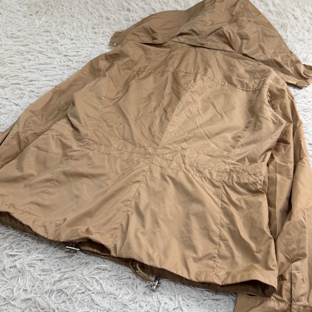 17221✨モンクレール ナイロンパーカー ベージュ フード着脱 1