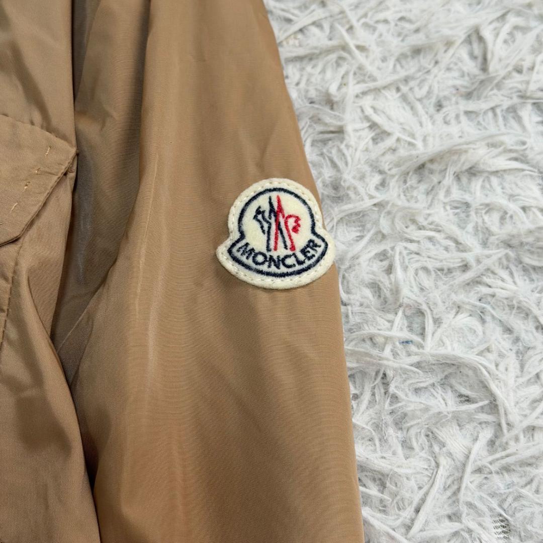 17221✨モンクレール ナイロンパーカー ベージュ フード着脱 1