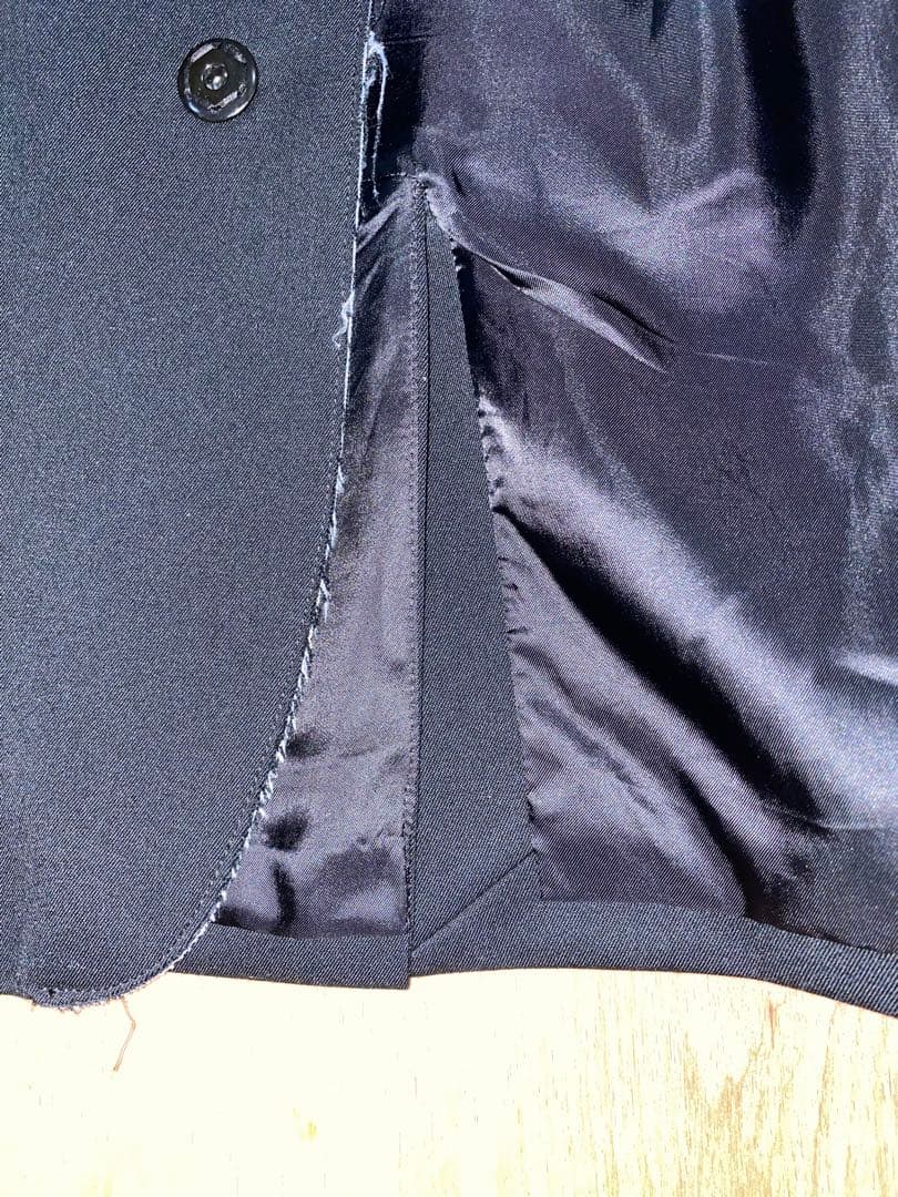 MM6 カットオフノーカラー テーラード ジャケット