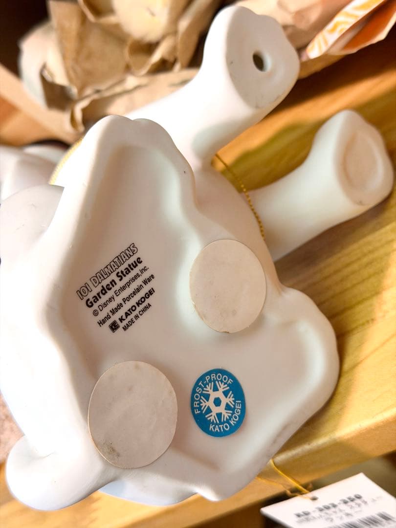 加藤工芸　ディズニー101匹わんちゃん　ガーデンスタチュー