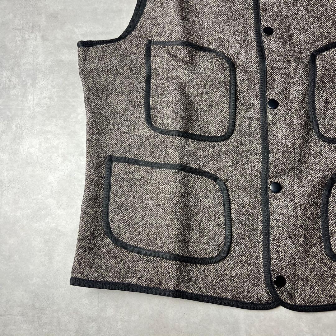 ✅新品　ベスト　ジレ　ウール　復刻　ブラウン　ブラウンズビーチ似　アメカジ　XL
