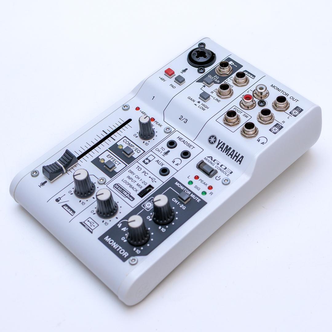 YAMAHA　ヤマハ　ウェブキャスティングミキサー　AG03（403）