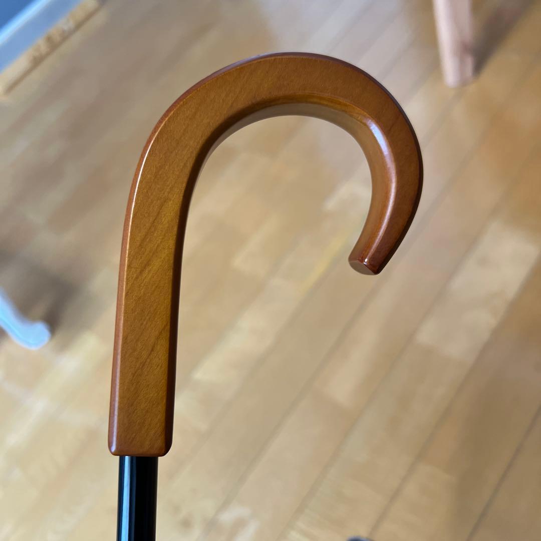 サンバリア　日傘　２段折 フリル フロスト　フロストブルー　木曲がり手元