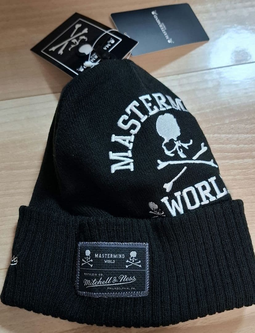 Mitchell&Ness × MASTERMIND　ニットキャップ
