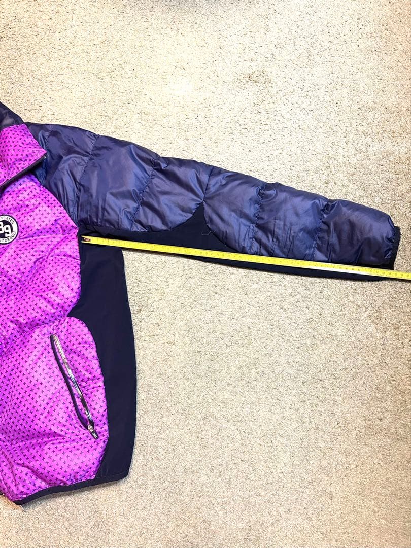 PEARLY GATES ダウンジャケット パープル/ネイビー