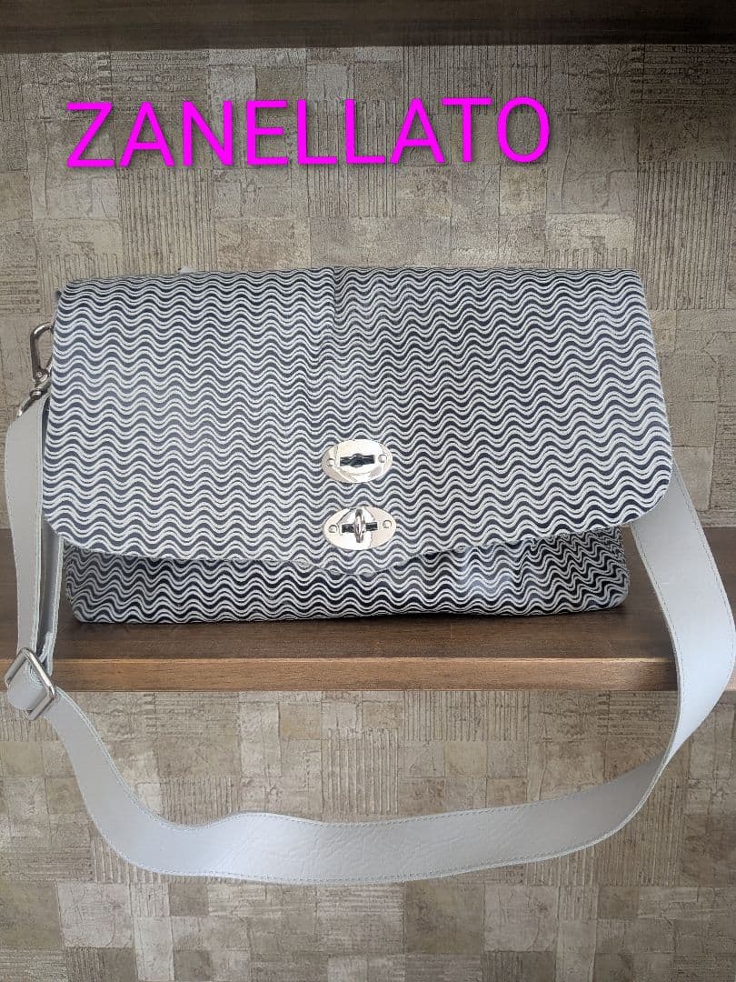 ZANELLATO 波模様 バッグ