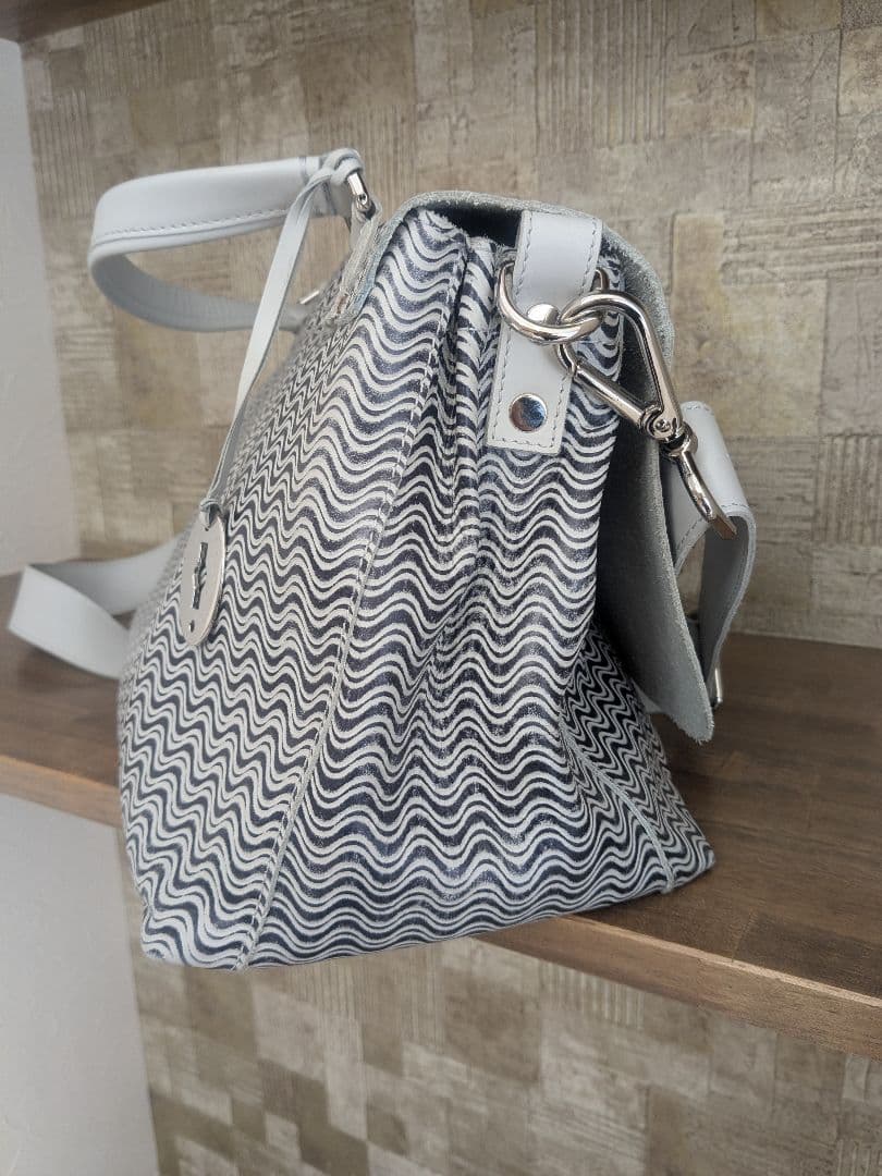 ZANELLATO 波模様 バッグ