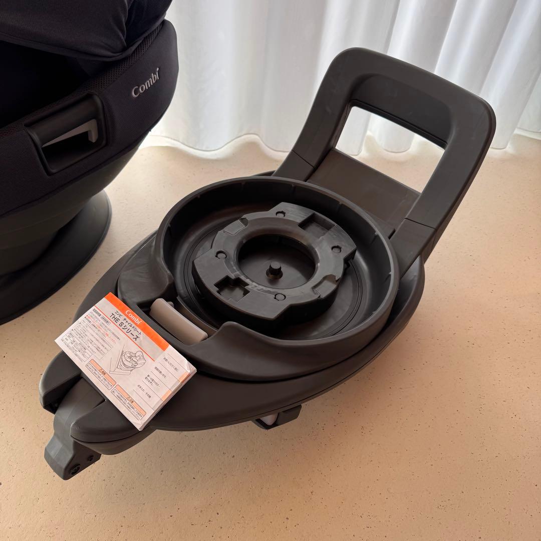 美品Combi THE S EG ZE グレー 新生児 ４歳 回転式 isofi