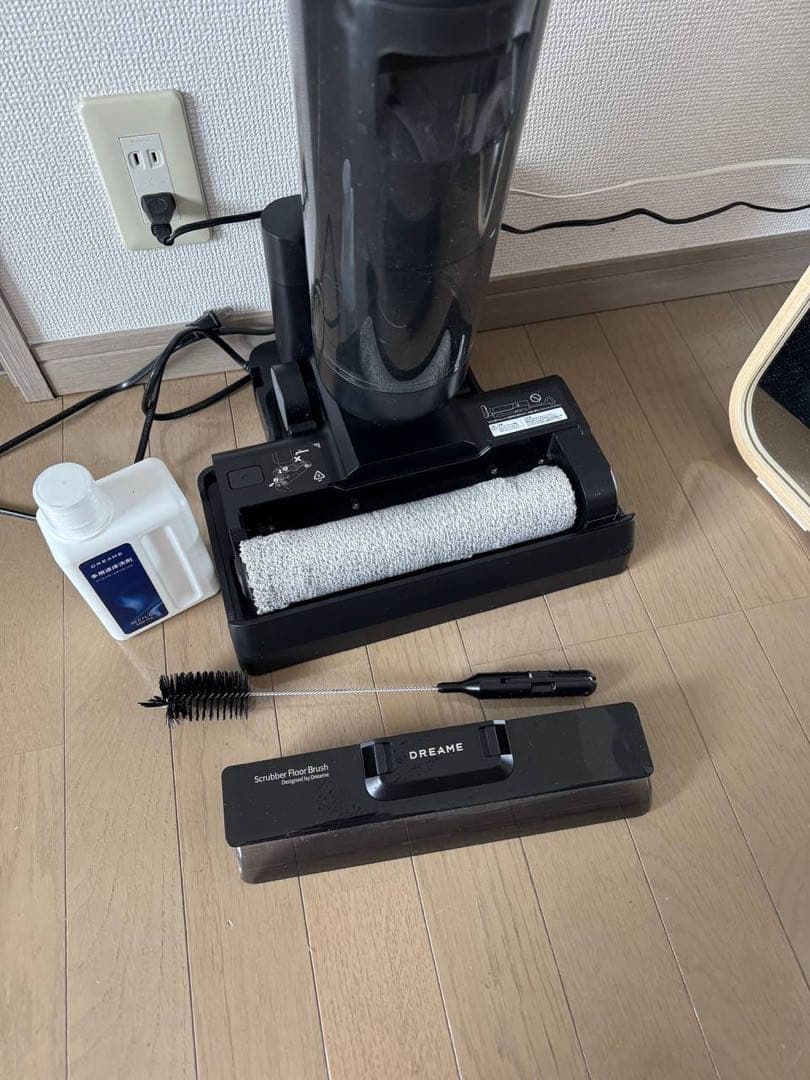 Dreame H12S コードレス掃除機 水拭き対応 ブラック