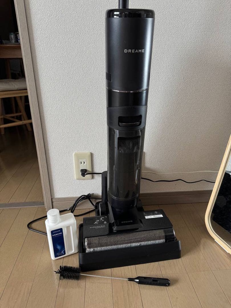 Dreame H12S コードレス掃除機 水拭き対応 ブラック