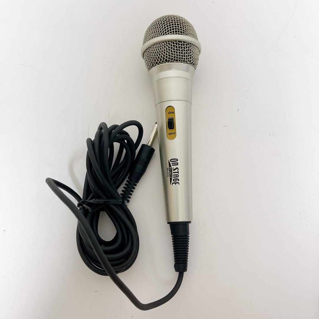 パーソナルカラオケ　オンステージ　有線ペアマイク付き　説明書付き