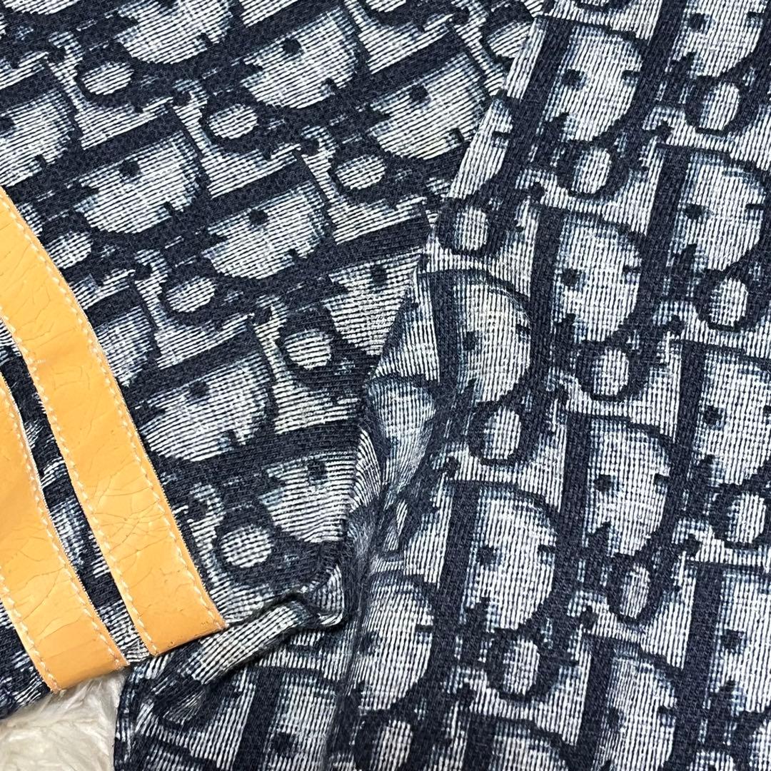 クリスチャンディオール　カットソー　トップス　トロッター　総柄　ブルー