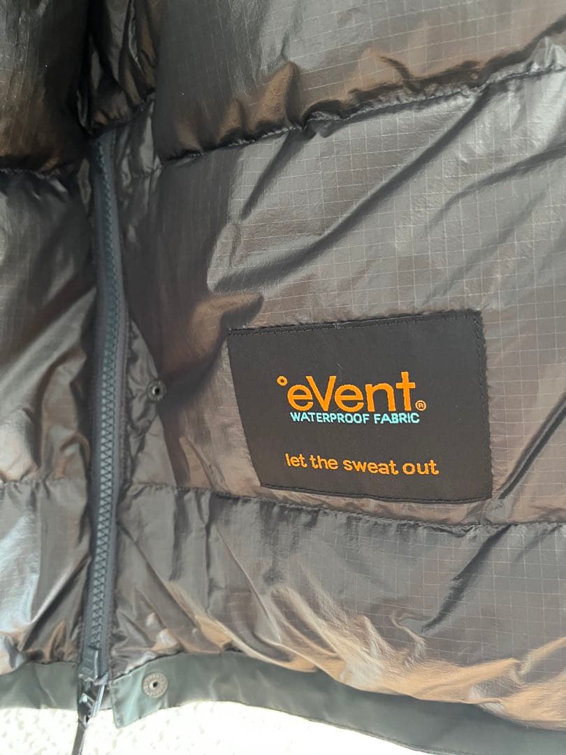 EKAL フード付きダウンコート　グレー　event