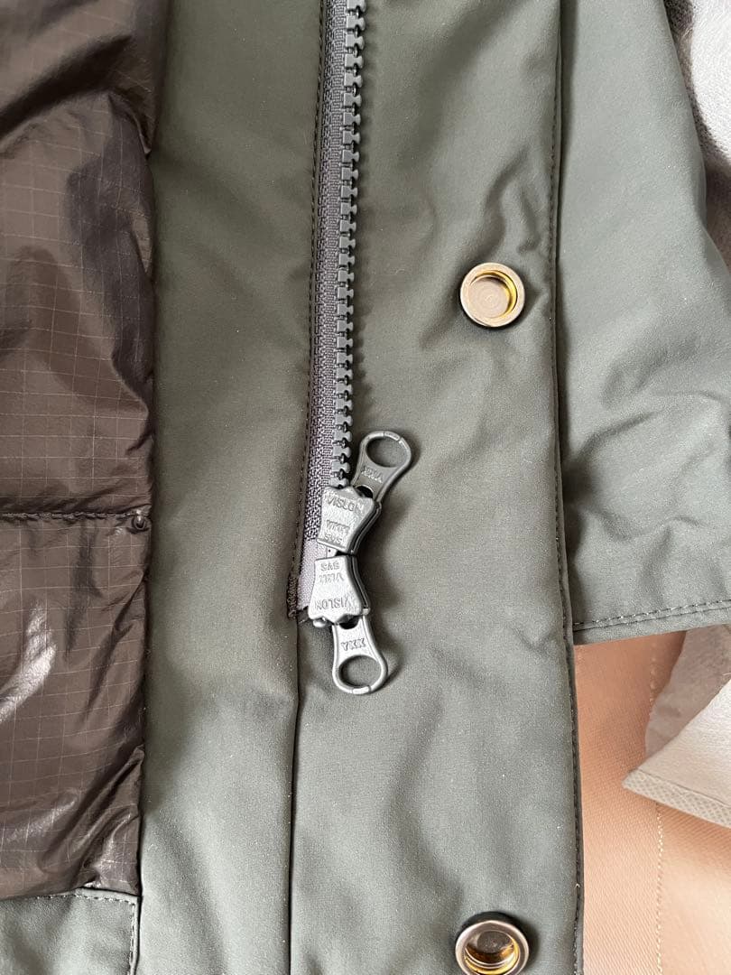 EKAL フード付きダウンコート　グレー　event