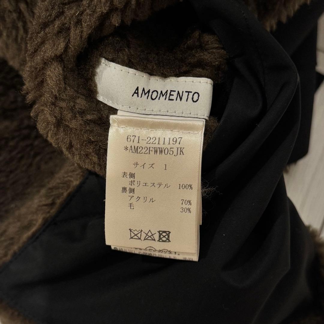 amomento リバーシブル　ジャケット　ブルゾン