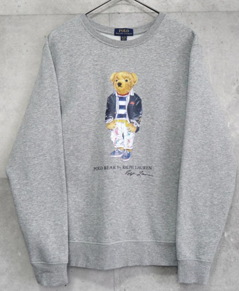 ポロラルフローレン ベアプリントスウェットトレーナー