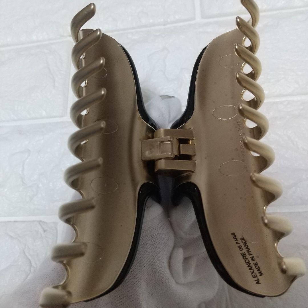 ALEXANDRE DE PARIS ヘアクリップ　黒　ヴァンドーム Lサイズ