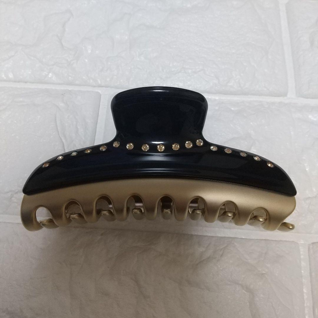 ALEXANDRE DE PARIS ヘアクリップ　黒　ヴァンドーム Lサイズ