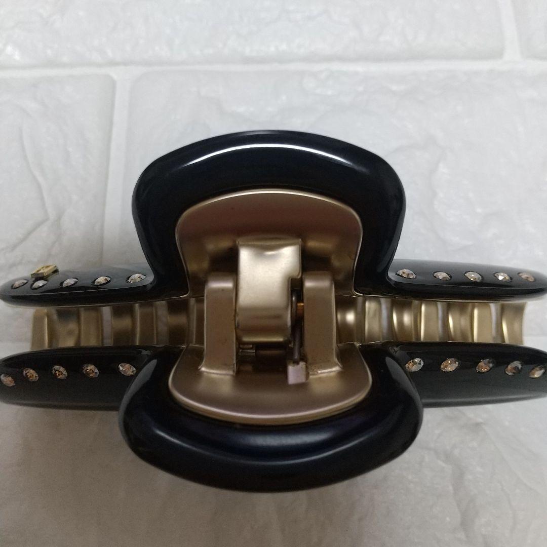 ALEXANDRE DE PARIS ヘアクリップ　黒　ヴァンドーム Lサイズ