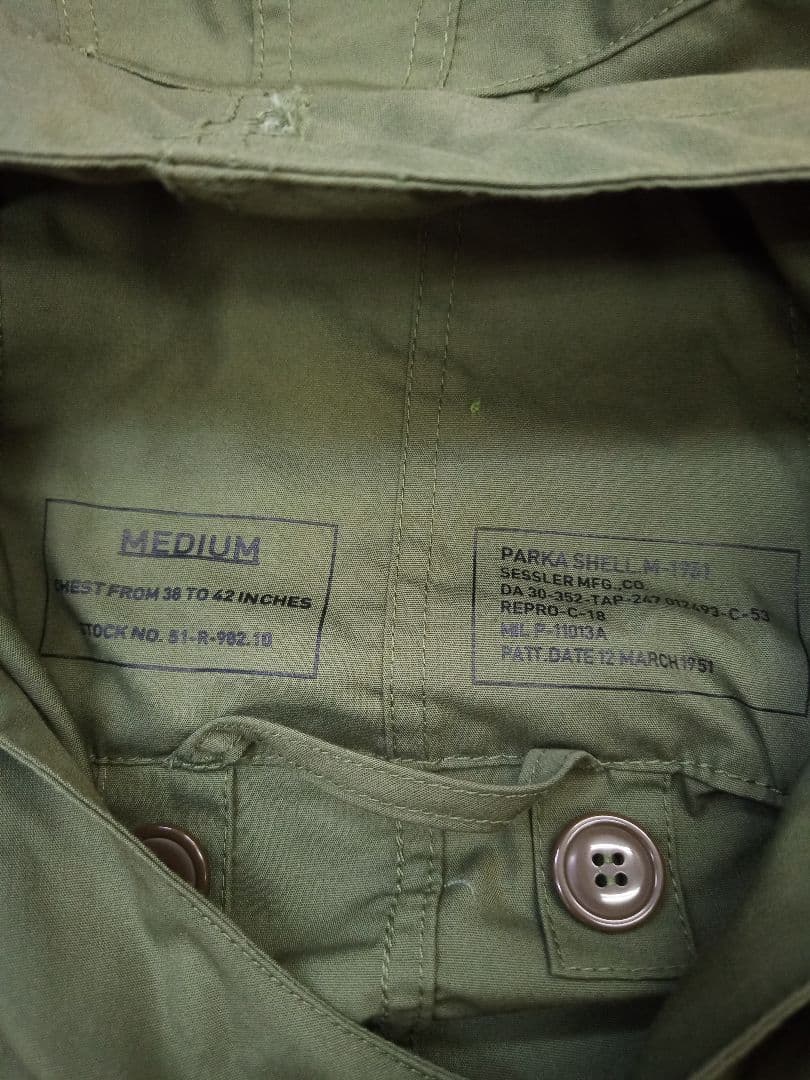 SESSLER M-51 モッズコート シェルパーカー M