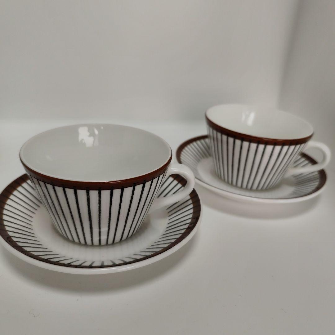 グスタフスベリ　スピサリブ カップ&ソーサー 2客セット　ビンテージ