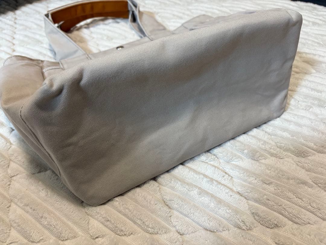 カワニシカバン　帆布　グレーブ　グレー
