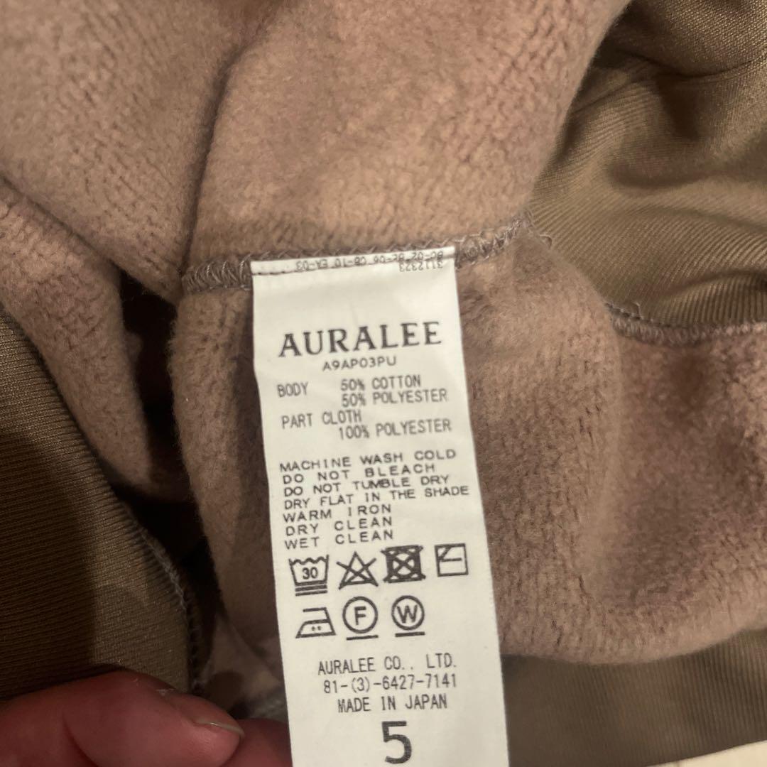 新品AURALEE ブラウン スウェット