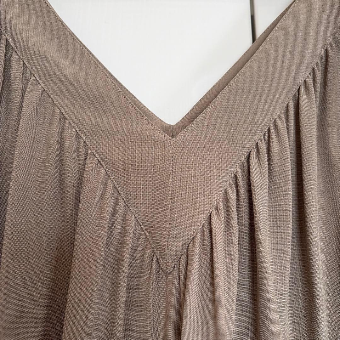 新品　ADAM ET ROPÉ FEMME ショルダーリボンワンピース