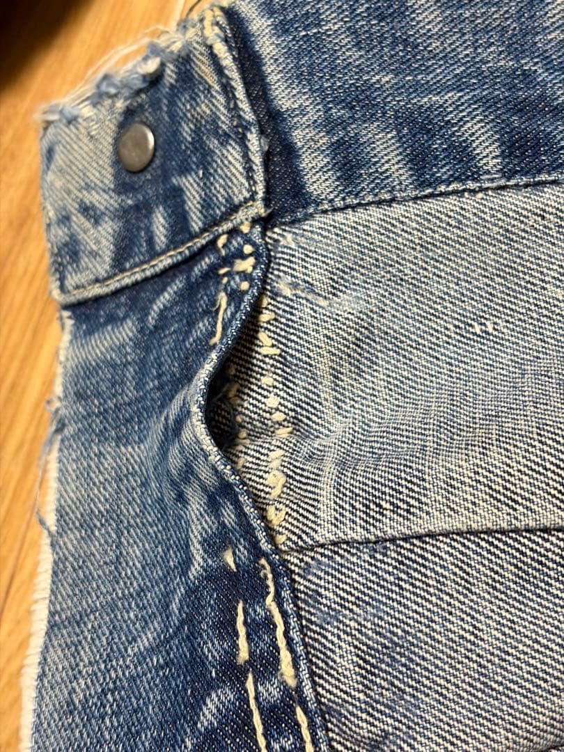 60s Lee 101-J 三角タグ ヴィンテージ 古着 ジャンク