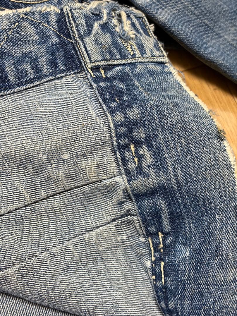 60s Lee 101-J 三角タグ ヴィンテージ 古着 ジャンク